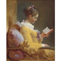 Mint by Michelle Reverse "Young Girl reading" A3