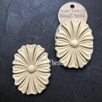 WoodUbend WUB1333.10 Solid Flowers 7,5 x 10 cm