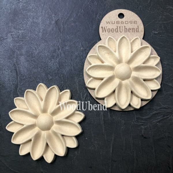 WoodUbend WUB6098 Rounded Flower 10,1 x 10,1 cm