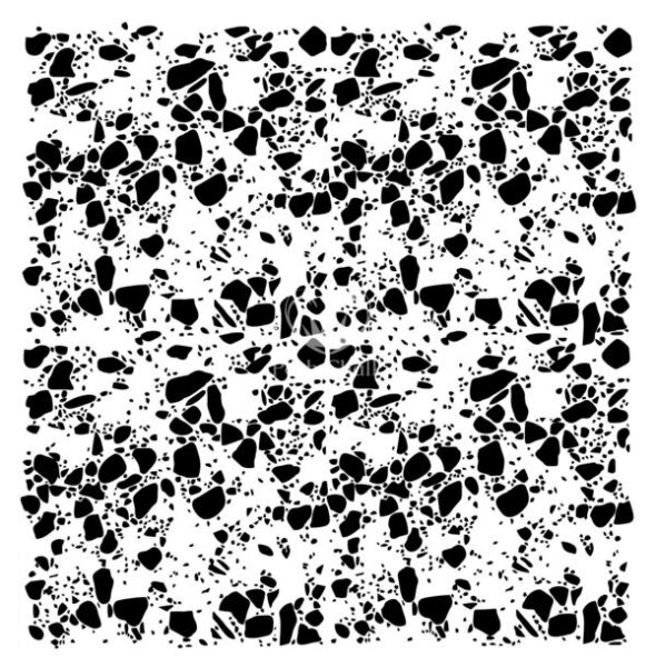 Stencil "Polished Concrete" - 50 x 50 cm