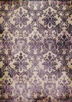 Lavender Damask A4