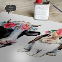Magic Paint PRIMAVERA "Cow and Bunny" 28x40cm