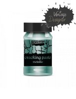 PENTART Cracking paste - silvery turquoise - 100 ml