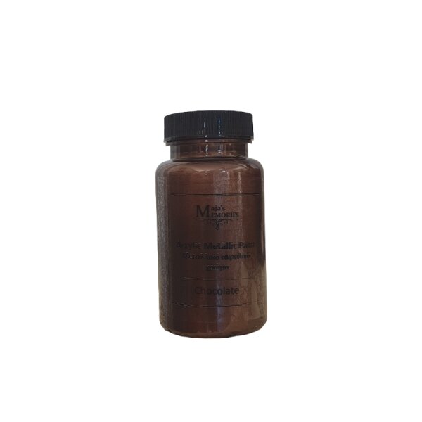 Acrylic Metallic Paint "Chocolate" 120ml