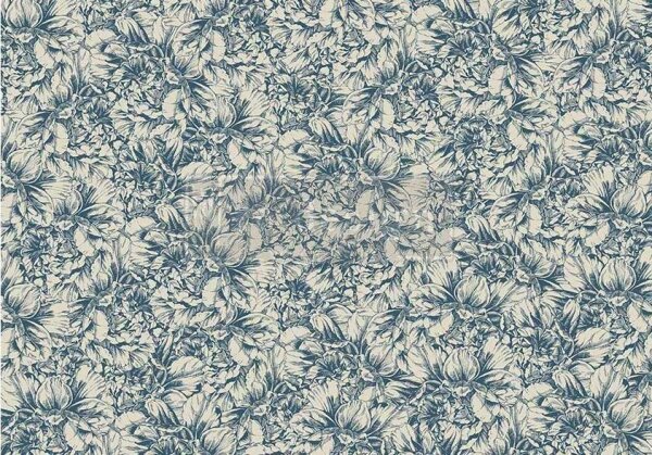 Redesign With Prima® Decoupage Fiber Paper "BLUE WALLPAPER" - A1