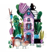 Magic Paint PRIMAVERA "Sweet Birds Home" 28x40cm