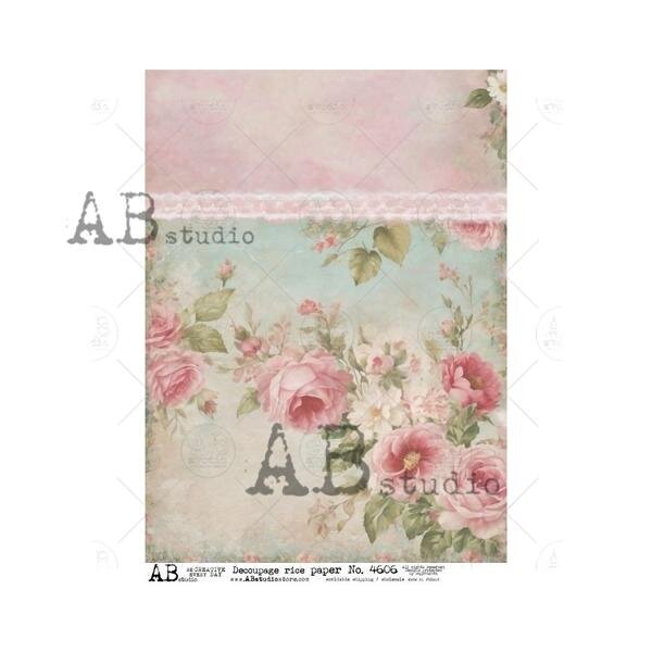 A4 Decoupage Ricepaper- ID-4606