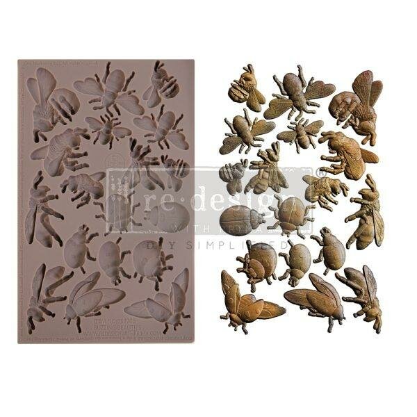Redesign with Prima Decor Moulds® "Buzzing Beauties"