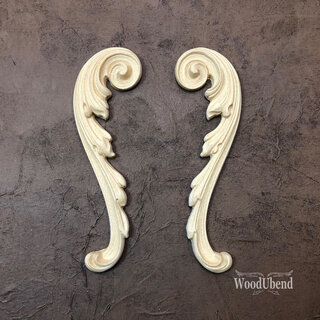 WoodUbend WUB1723 Decorative Scrolls Set 19,5 x 5,5 cm