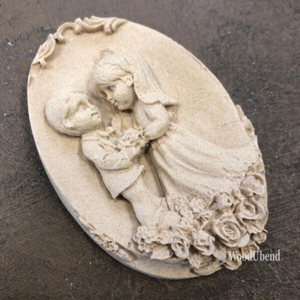 WoodUbend WUB2149 Children an Plaque 7,7 x 5,4,cm