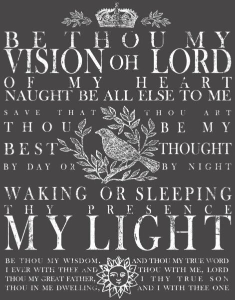 IOD Decor Transfers Be Thou My Vision