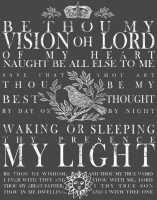 IOD Decor Transfers &quot;Be Thou My Vision&quot; klein