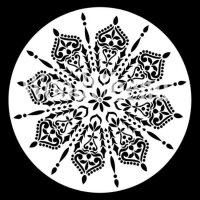 Stencil "Spider Mandala" - 40 x 40 cm